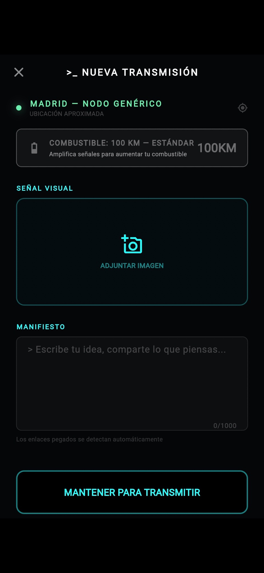 Crear señal en ORVAX